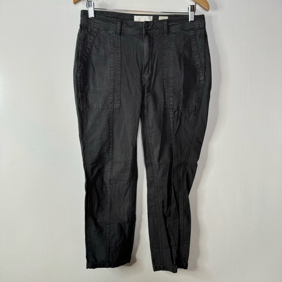 Anthropologie The Wanderer Washed Black Straight Leg Pants Size 27 - Picture 1 of 5